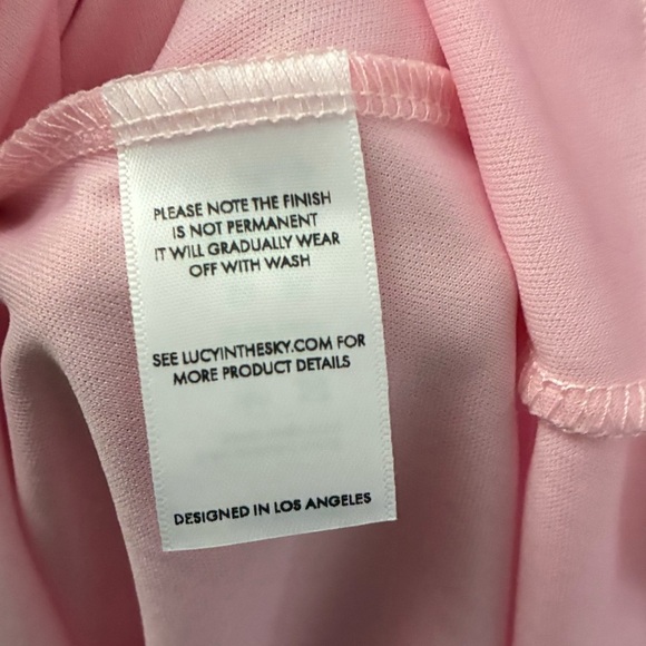 Lucy In The Sky  A-Lace Chemise A-line Dress in Vibrant Pink S - Picture 12 of 15